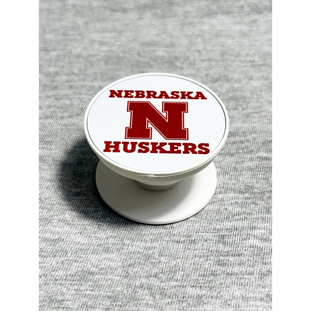 Nebraska-Huskers Football Pop Up Phone Accessory With Adhesive Base